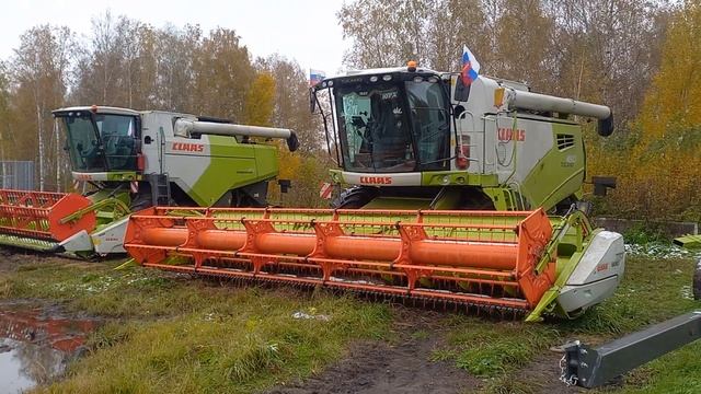 Снимаем видео отзыв о зерноуборочном комбайне - DOMONATOR 370 смотреть онлайн