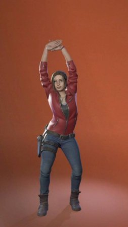 Fortnite Emote Bet Дива Claire Redfield #Shorts