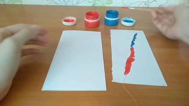 Картина из нитки и красок:) смотреть онлайн