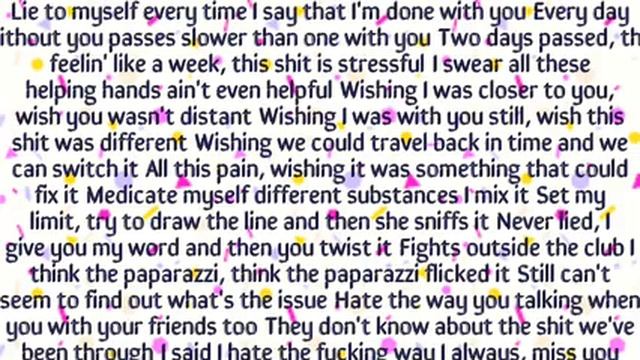 G-Eazy - I hate the way ( Lyrics) ft blackbear смотреть онлайн