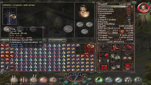 Sacred Gold: Fadalmar's set (Dual Wielding)