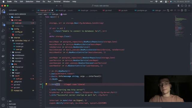 Live coding stream. Пишем проект на go (короткий стрим)