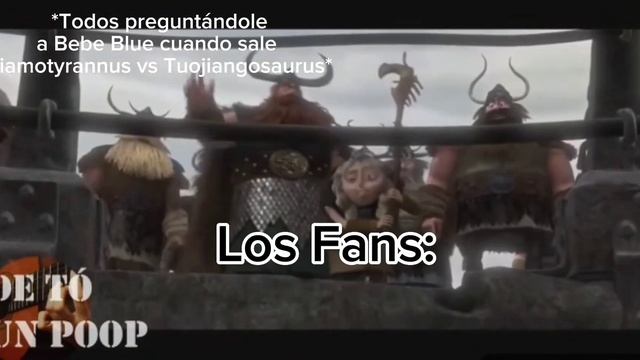 Todos preguntándole a Bebe Blue cuando sale Siamotyrannus VS Tuojiangosaurus: смотреть онлайн