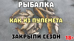 Рыбалка. Как из пулемета. Карп. Карась. Сазан. Закрыли сезон. 26 марта 2025 г.