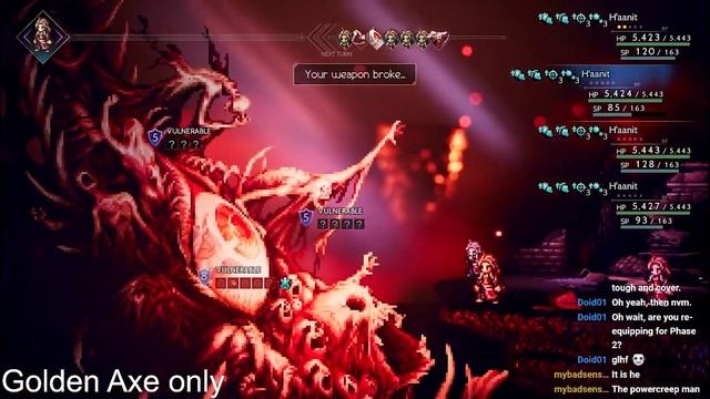 Can 8 H'aanits kill Galdera using only the Golden Axe? | Octopath Traveler смотреть онлайн