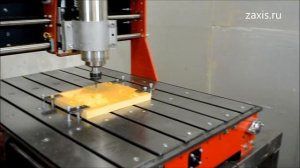 Работа станка ЧПУ Заксис 4060 с асинхронным шпинделем