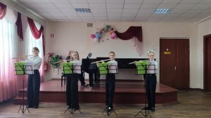 Ансамбль флейт "Искорки" Л.Андерсон "Вальсирующий кот"