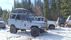 Едем толпой от Крутой через Гладкое и на 11-ю площадку