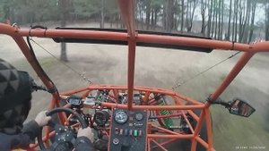 Тестирую амортизаторы с сыном