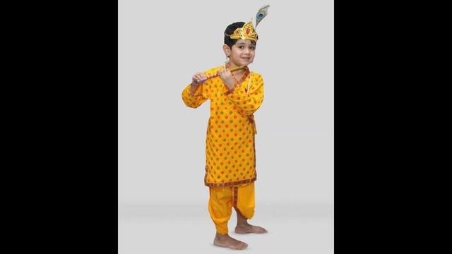 Krishna Janmashtami Cute baby dress | baby Krishna | Fancy dress ideas | lord Krishna baby dress смотреть онлайн