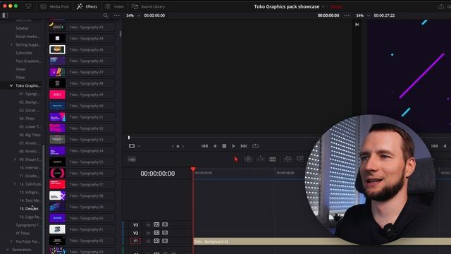 Real Game Changer for Video Editors: 2250+ Toko Graphics Pack for Davinci Resolve смотреть онлайн