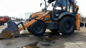 Case 570ST Обзор б.у экскаватора погрузчика