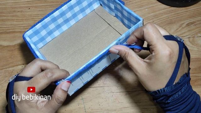 DIY Easy Rack Organizer With Waste Material/ Membuat keranjang cantik dari kotak bekas смотреть онлайн
