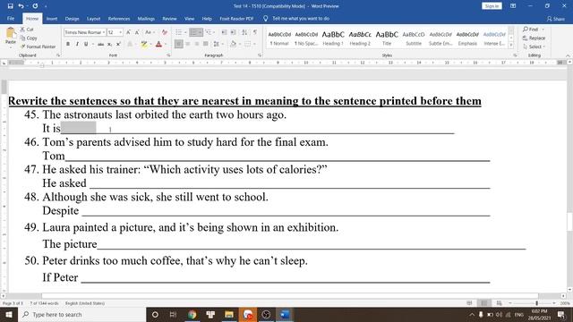 ENGLISH IS FUN - GIẢI ĐỀ THAM KHẢO ÔN TS 10 TEST 14 - 15