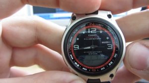 Casio AW-82B-1A видео-обзор и настройка