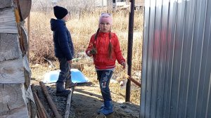Налепила вареники.Жарю лепешки.Брат приходил в гости.