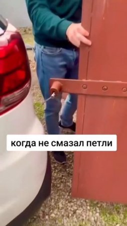 Когда не смазал двери