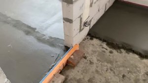 Заливка чистовой стяжки на втором этаже
