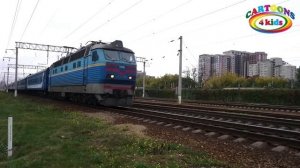 Учим поезда и транспорт - логика для детей | Викторина угадай поезд и машинки