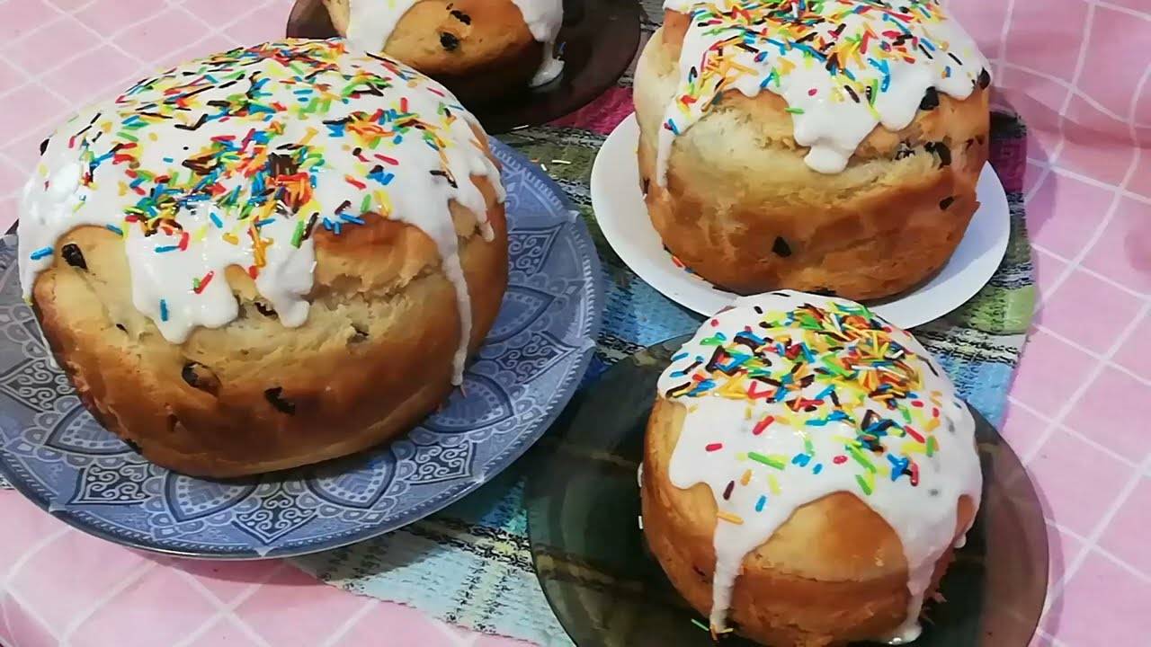 ПАСХАЛЬНЫЕ КУЛИЧИ по рецепту МОЕЙ БАБУШКИ❗ВКУСНЕЕ и ПРОЩЕ не бывает❗готовлю КУЛИЧИ только ТАК❗ смотреть онлайн