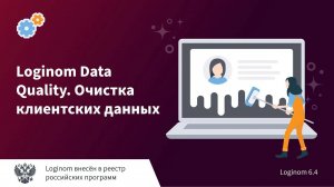 Loginom Data Quality. Очистка клиентских данных. Деморолик