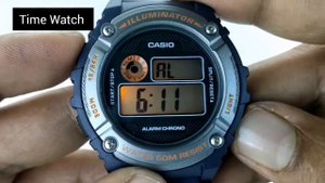 How to time adjust Casio W-216H- 2BVDF @timewatchdc