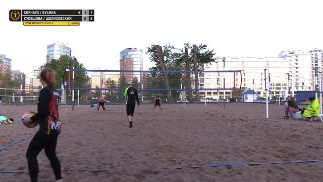 Финал: Корнаух / Букина VS Кулешова / Шелиховский |  MIXT LIGHT A -  27.05.2023
