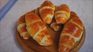 КРУАСАНЫ без мороки Рецепт СЛОЕНОГО ТЕСТА и ШОКОЛАДНОЙ ПАСТЫ невероятно!!! всё получается!!!!