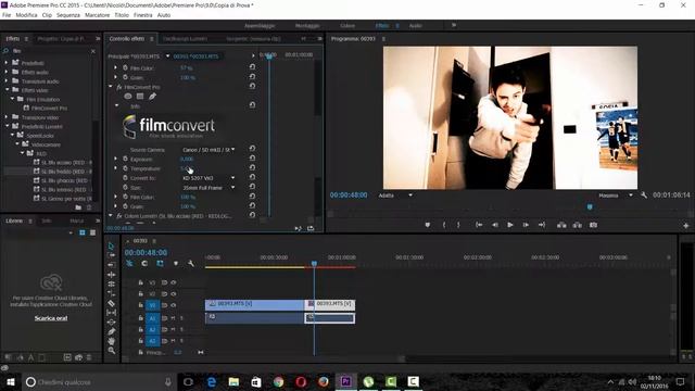 Adobe Premiere Pro CC 2015 #2 - Effetto cinema con letterbox смотреть онлайн