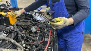 Особенности замены электро-проводки двигателя Вольво 2,5Т.