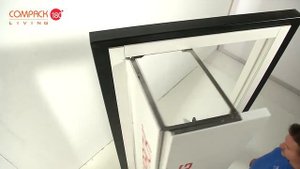 Установки системы дверь-книжка Compack Living 180 и 90 градусов