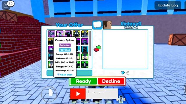 What people offer for Camera Spider?!🤩🤑 -Toilet Tower defense смотреть онлайн