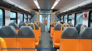 Обзор и поездка на электропоезде ЭП2ДМ от Киевского вокзала до Мещерской