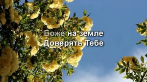Доверяй Мне всегда # христианская песня