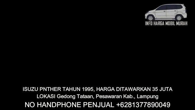 HARGA MOBIL BEKAS ISUZU PANHER HANYA 32 JUTA SUPER MURAH COCOK UNTUK BERKELUARGA смотреть онлайн
