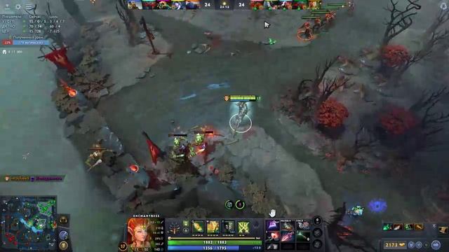 Dota 2: Успешная защита базы!