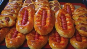 СОСИСКИ в тесте ПО НОВОМУ !!!! ОРИГИНАЛЬНО и ВКУСНО вкусная домашняя выпечка
