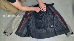 REV'IT! SEESOFT BACK PROTECTOR insert Type RV - how to install in REV'IT! ECLIPSE JACKET