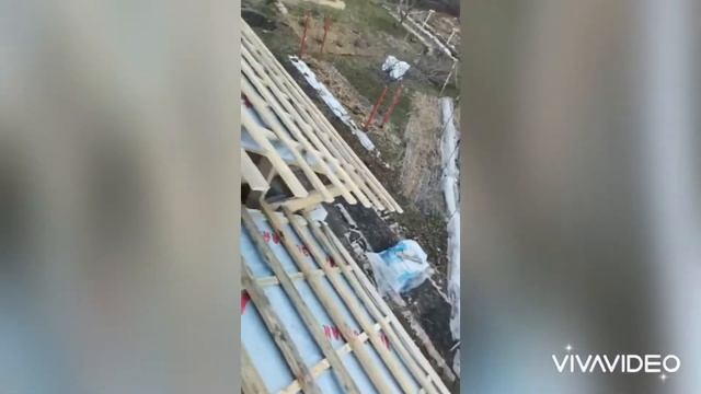 Каркас крыши перед постилкой метала смотреть онлайн