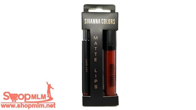 SIVANNA COLORS Matte Lip 2in1 Stick liner เบอร์ 11 48