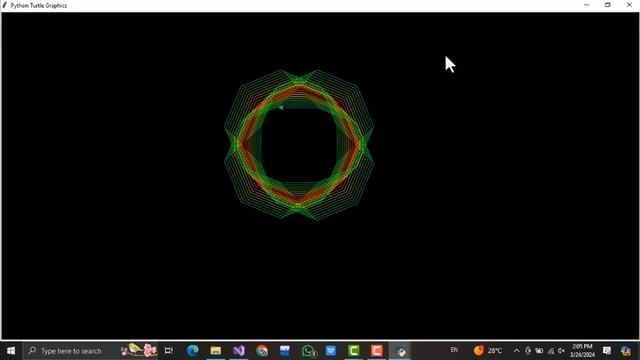 Colorful Spirograph with Python Turtle