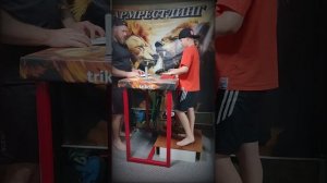 тренировка по армрестлингу с сыном 💪