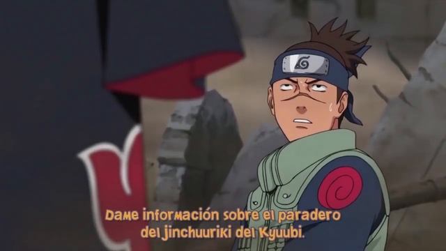 Kakashi salva a Iruka - Kakashi Conoce a Pain
