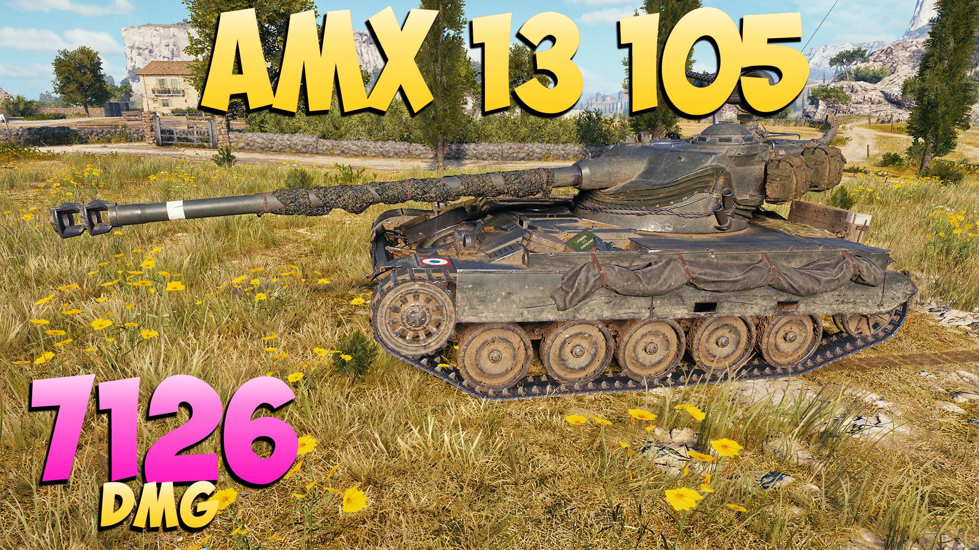 AMX 13 105 - 4 Фрагов 7.1K Урона - Игривый! - Мир Танков