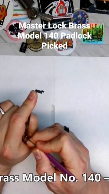 Master Lock Brass Model 140 Padlock Picked смотреть онлайн
