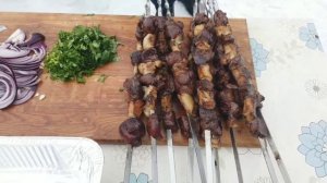 ШАШЛЫК из ПЕЧЕНИ.Beef Liver Kebab. #шашлык#изпечени#из#печени#мангале#