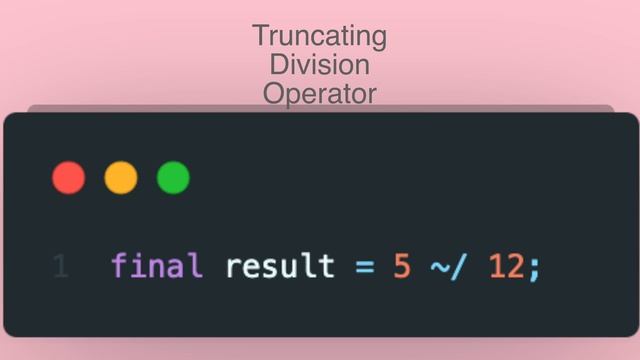 #2 - Dart Operators