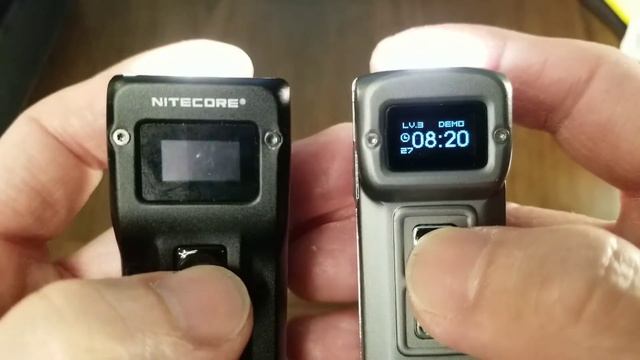 Nitecore T4K (4,000 Lumens) Vs TUP (1,000 Lumens)!