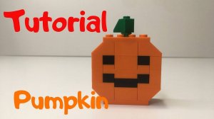 Как построить тыкву из лего LEGO Halloween  Pumpkin Tutorial