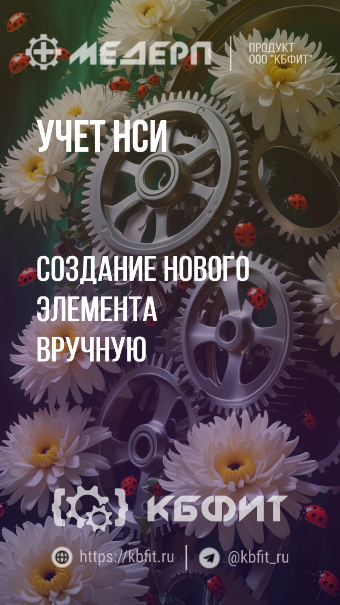 КБФИТ: МЕДЕРП. Учет НСИ: Создание нового элемента вручную. Ч.2.